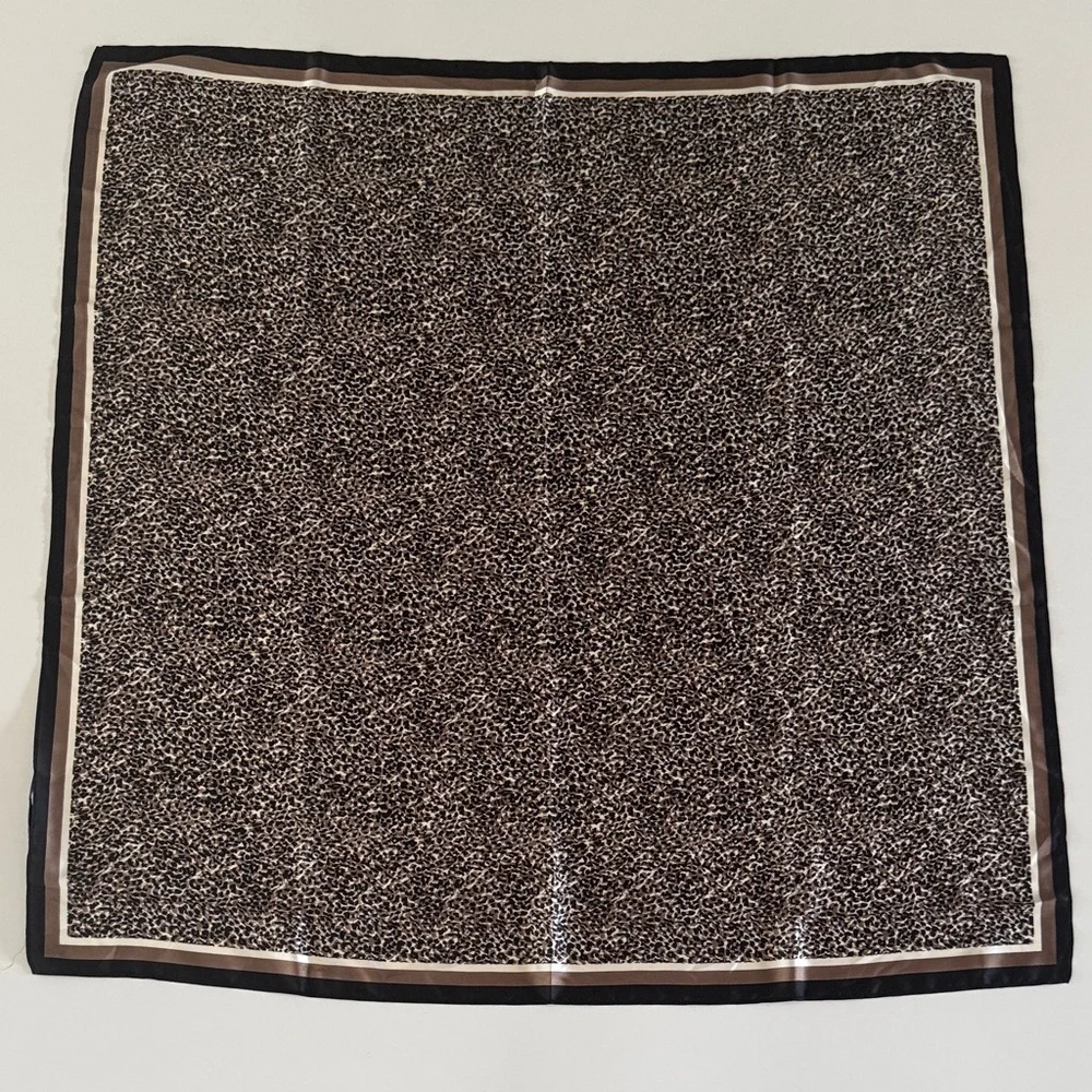 White House Black Market Scarf 35x35 inches Animal Pattern Square Large